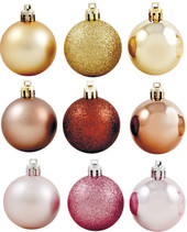 Елочные игрушки Волшебная страна Пастель 9 шт