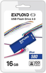 USB Flash Exployd 580 16GB (синий) [EX-16GB-580-Blue]