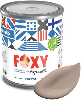 Краска Finntella Foxy Lapselli Matte Muruseni F-50-1-1-FL221 0.9 л (коричневый)