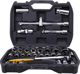 Набор трещотка с головками Deli DL1032 (32 предмета)