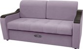 Диван Сириус Лидер-3 НПБ 185x110 (Eva 13 велюр светло-фиолетовый)