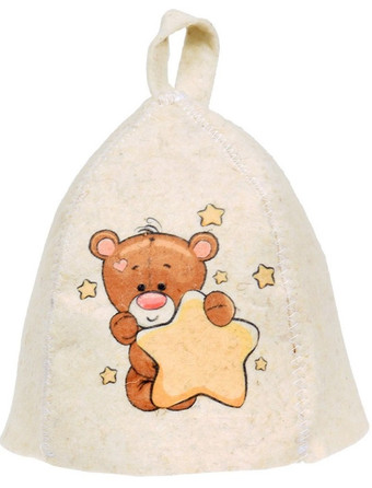 Шапка для бани Hot Pot Мишка