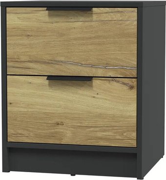 Комоды, тумбы Интерлиния Концепт КТ-ТК1-57 (дуб нокс/антрацит)