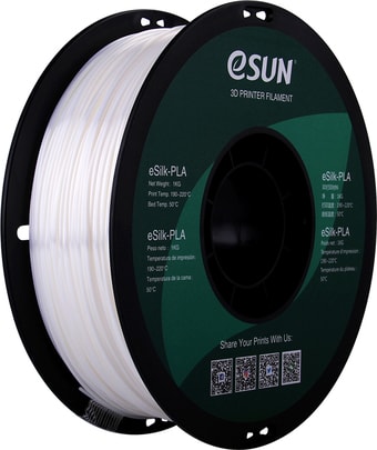 eSUN eSilk PLA 1.75 мм 1000 г (белый)