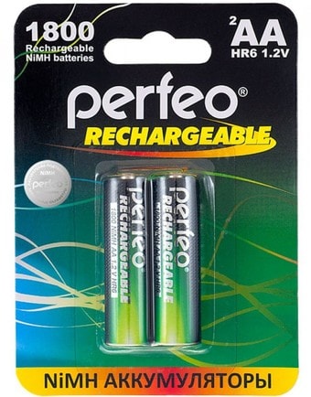 Аккумуляторы Perfeo AA1800mAh/2BL 2 шт