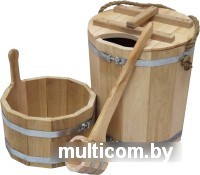 Набор для бани КомфортПром Большой 10221098 (осина)