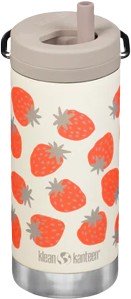 Термокружка Klean Kanteen TKWide Twist Cap 355мл (белый/цветной принт)