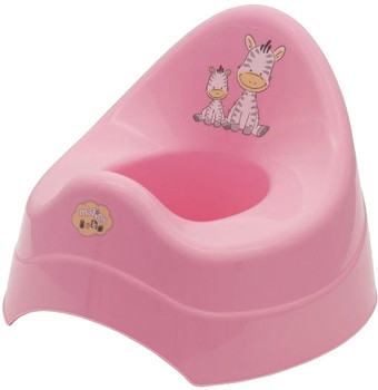 Детский горшок Maltex Зебра 6500 (розовый)
