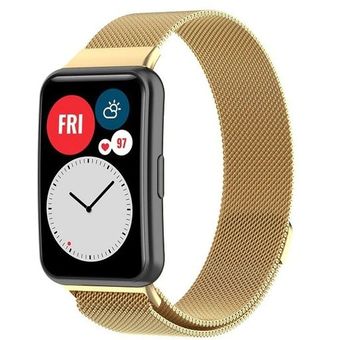 Браслет Rumi Milanese loop металлический для Huawei Watch FIT, Watch FIT Elegant (золотистый)