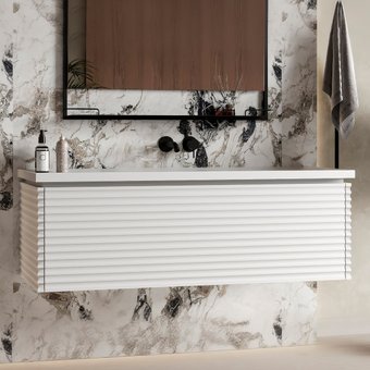 Belux Тумба под умывальник Челси НП 85-01 (18, белый матовый)