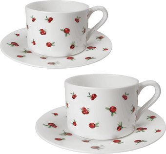 Набор кружек Mandarin Decor Брусника DS14F24702-250-2W