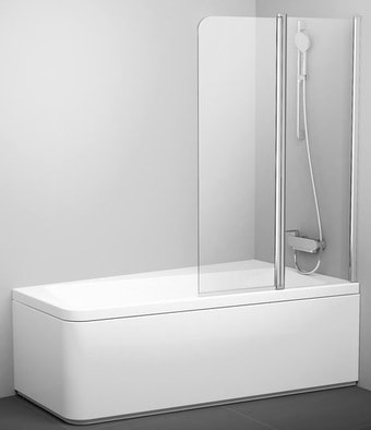 Шторка Ravak 10CVS2 100 L (серебристый/прозрачное)