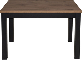 Кухонный стол ЭлиГард Black / СОБ (дуб натуральный)