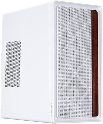 Корпус 1stPlayer WD1 WD1-WH-3F-W (белый)
