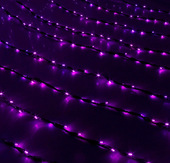 Световой дождь Luazon Led-400 контроллер (2x1.5 м, фиолетовый) [187297]