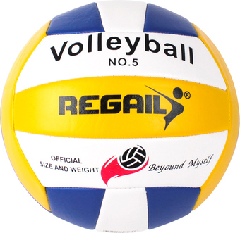 Волейбольный мяч Darvish SR-S-28 (5 размер, белый/желтый/синий)