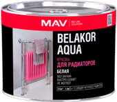 Краска MAV Belakor Aqua для радиаторов 0.5 л (белый полуглянцевый)