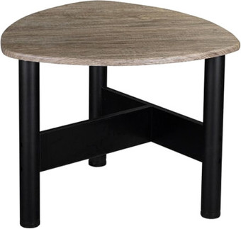 Журнальный столик Мебелик Саут 3Д (черный/палисандр натуральный)