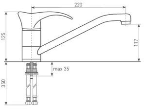 Смеситель Zigmund & Shtain ZS 0200 (черный базальт)