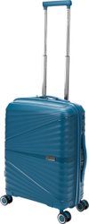 Чемодан-спиннер Torber Nevo T2207S (синий)