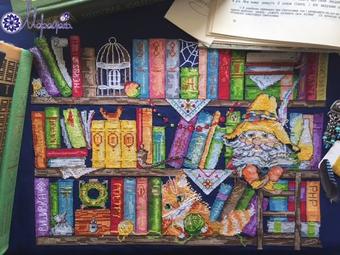 Набор для вышивания Merejka Книжная полка K-34