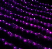 Световой дождь Luazon Led-400 контроллер (2x1.5 м, фиолетовый) [187293]