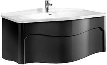 Belux Тумба под умывальник Анжело НП 110-01 (16, черный глянцевый)