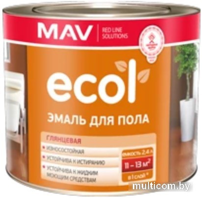 Краска Ecol ПФ-266 2 кг (золотисто-коричневый)