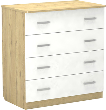 Комод Премиум Лего 84 (дуб бунратти/белый)