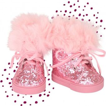 Аксессуар Gotz Зимние ботинки с мехом и глитером 3403089