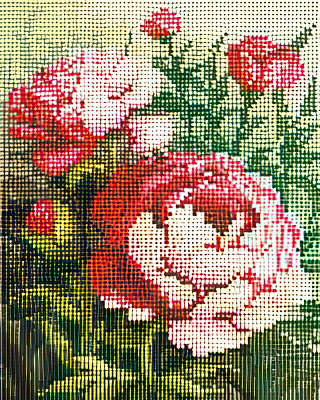 Алмазная мозаика Белоснежка Цветущий куст 417-ST-PS