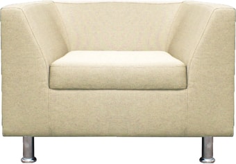 Интерьерное кресло Brioli Дедрик (рогожка, J1 кремовый)