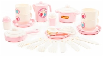 Набор игрушечной посуды Полесье Хозяюшка 80141 (на 4 персоны)