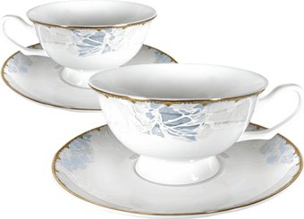 Чашка с блюдцем Mandarin Decor Шелк DS14F23089-220-2W