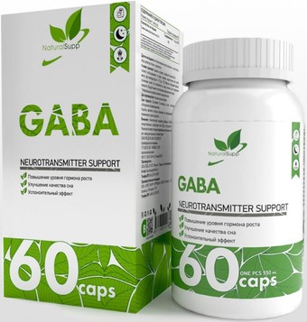 Витамины, минералы NaturalSupp ГАБА, 60 капс.
