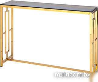 Консольный стол Stool Group Бруклин 115x30 ECST-013-TG-SK (стекло Smoke/сталь золото)