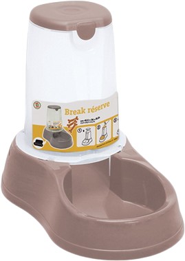 Кормушка механическая Stefanplast Break Reserve 1.5 л 04201 (розовый)