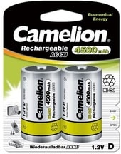 Аккумуляторы Camelion D 4500mAh 2 шт. [NC-D4500BP2]