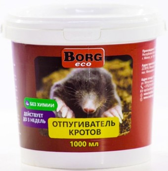 Средство от вредителей Borg Eco против кротов 1 л