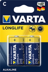 Батарейки Varta Longlife C 2 шт.