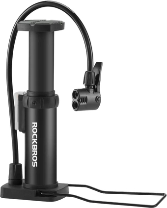Насос ножной велосипедный RockBros 4522LBK