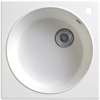 Кухонная мойка Belux Лиль ЛИ 5151 (белый кварц)