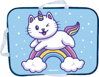 Ледянка Mega Toys Кот-единорог 22211 (голубой)