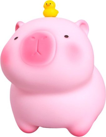 Копилка для денег ILikeGift Capybara Friend Duck BB2574-8B (розовый)