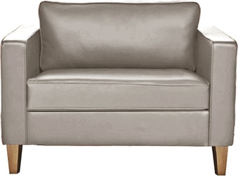 Интерьерное кресло Brioli Вернер (экокожа, L7 бежевый/светлые ножки)