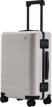 Чемодан-спиннер Ninetygo Manhattan Frame Luggage 20" (коричневый)