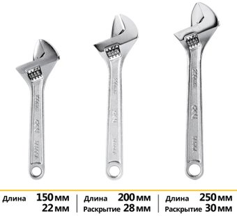 Набор ключей Deli DL006A-3 (3 предмета)