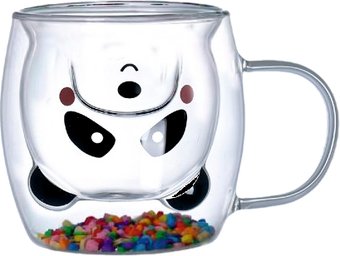 Кружка Mandarin Decor Бамбино Панда с сердечками DC8125PH