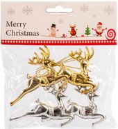 Елочная игрушка Ausini JQ-8288/G/SL