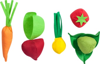 Набор игрушечных продуктов Paremo Овощи с карточками PK320-15 (5 предметов)